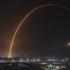WENCHANG, CHINA - MARCH 13: A Long March-8A carrier rocket carrying a group of internet satellites blasts off from the H