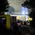 The site of an explosion at a restaurant in Moscow