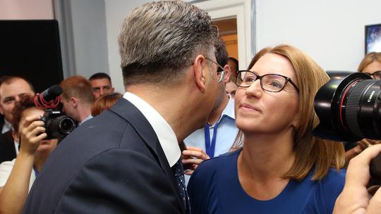 Andrej Plenković i Ivana Maletić