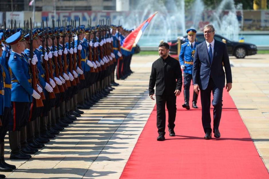 Zelensky meets Serbian president during first official visit to Belgrade | Author: IMAGO/PRESIDENT OF UKRAINE \ apa