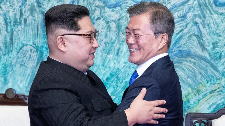 Kim Jong Un i Moon Jae-in