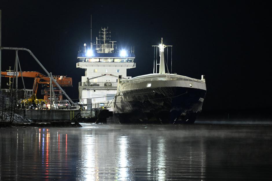 Finland seizes ship sailing after suspected cable sabotage in Baltic Sea | Author: Roni Rekomaa