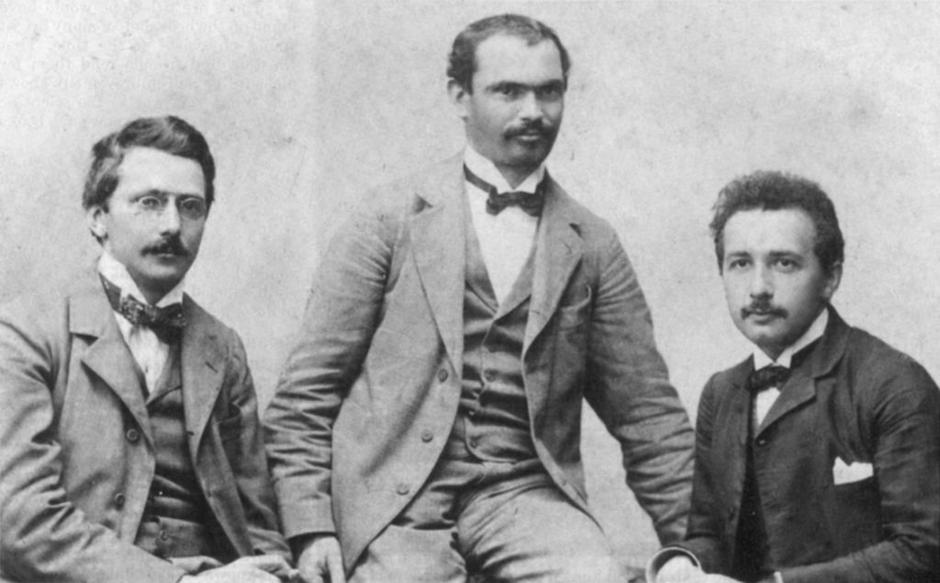 Conrad Habicht, Maurice Solovine i Albert Einstein | Author: Wikipedia