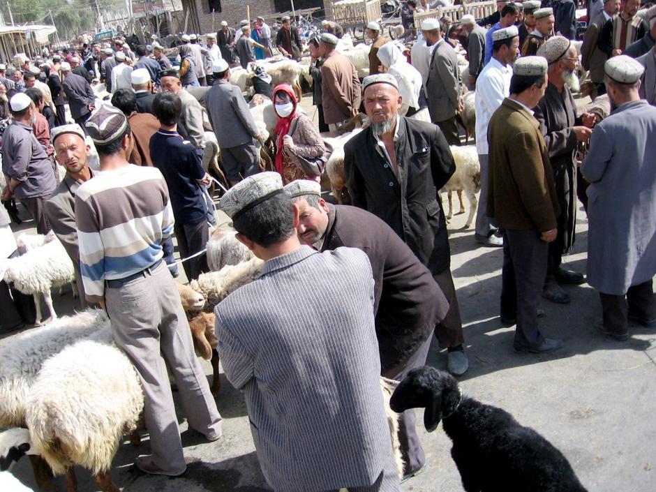 Bazar u Xinjiangu | Author: Wikipedia