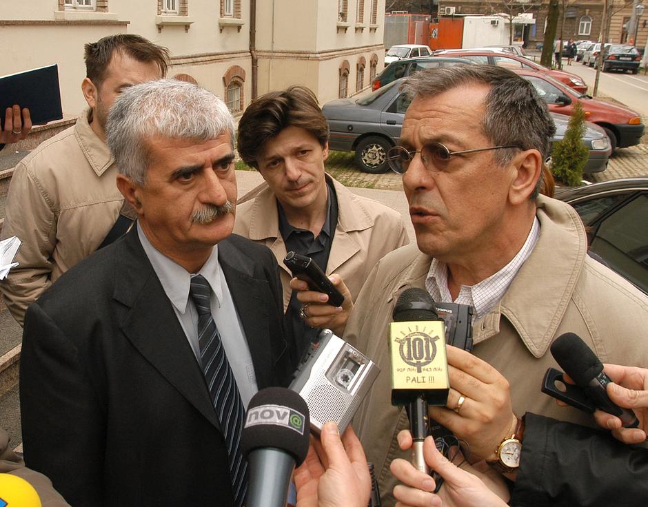Bruno Stojić s bivšim odvjetnikom Željkom Olujićem | Author: Goran Stanzl (PIXSELL)