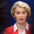 European Commission President Ursula von der Leyen holds a a press briefing in Brussels