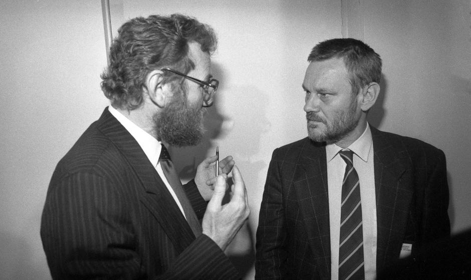 Arhivske fotografije Ivice Račana tijekom 1990. i 1991. godine | Author: Josip Bistrovic/HISTORY JB