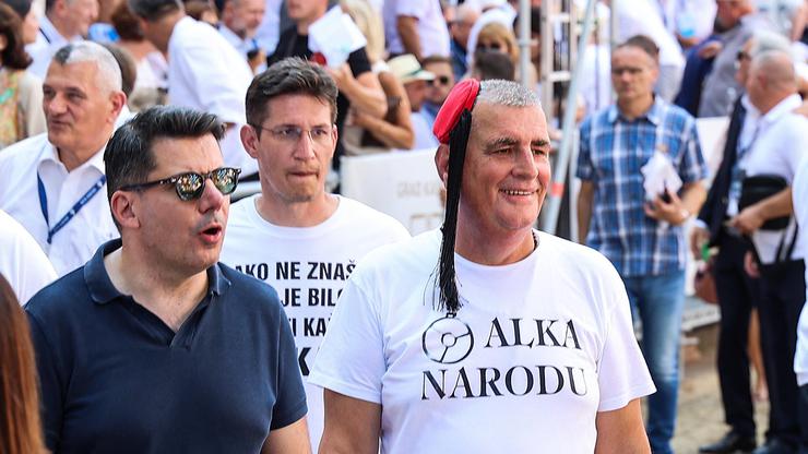 Sinj: 311. Sinjska alka, uzvanici u svečanoj loži