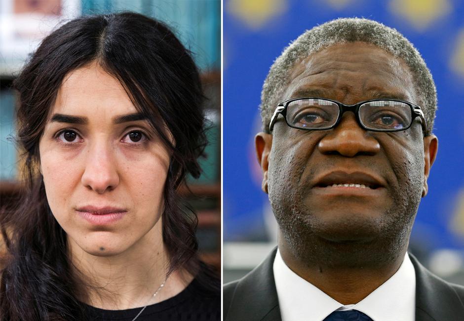 Dobitnici Nobelove nagrade za mir Nadia Murad i Denis Mukwege | Author: Reuters Photographer/REUTERS/PIXSELL