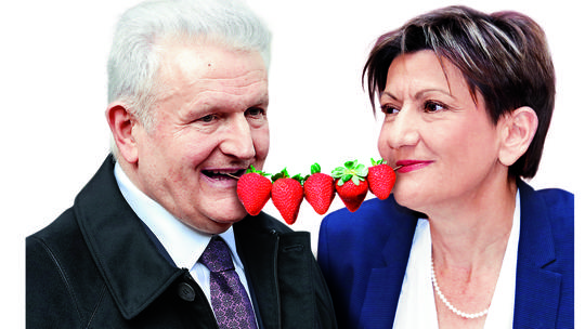 Ivica Todorić i Martina Dalić, fotomontaža