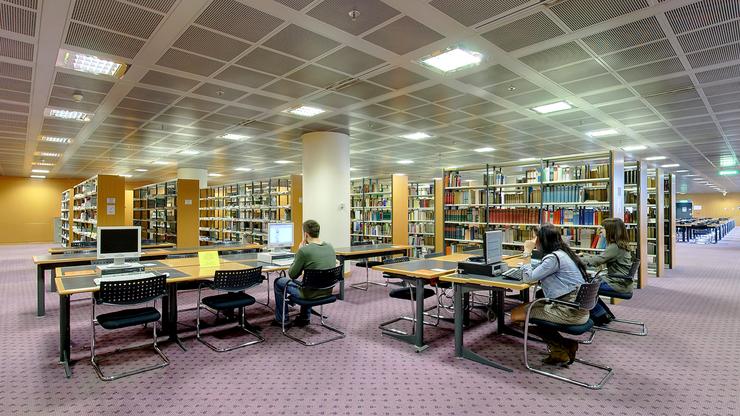 Interijer Nacionalne i sveučilišne knjižnice