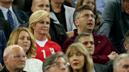 Kolinda Grabar Kitarović i Andrej Plenković