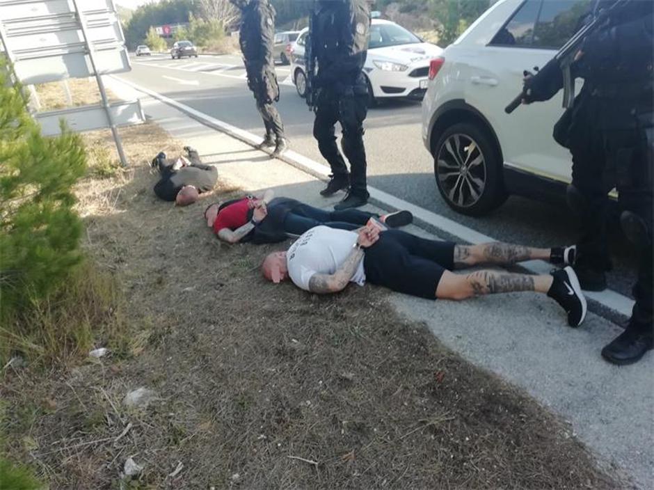 Uhićenje bande kod Splita | Author: MUP RH