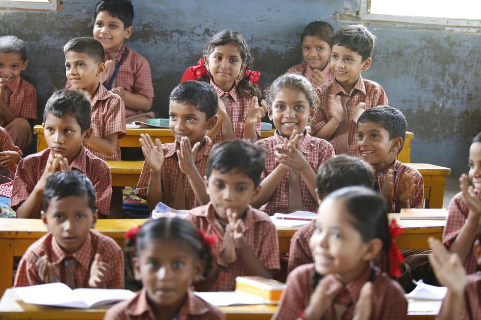 Djeca u školi u Indiji