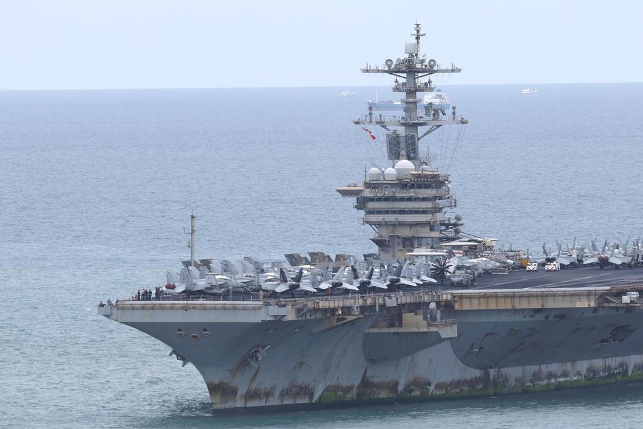 US Navy's USS Abraham Lincoln nuclear powered aircraft carrier visits Thailand | Author: RUNGROJ YONGRIT