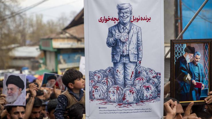 Anti US and Israel Protests on Al Quds Day in Kashmir, India - 13 Mar 2026