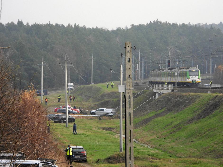 FILE PHOTO: The site of the blast on the railways on the Warsaw-Lublin line in Mika, | Author: Dariusz Borowicz