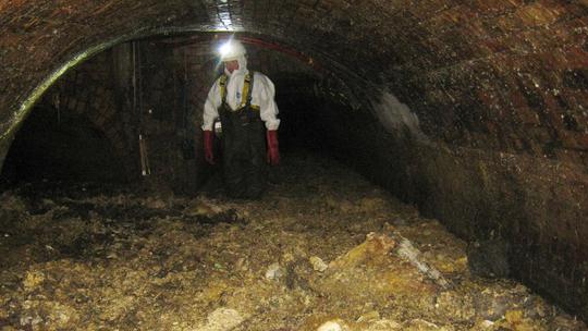 Začepljena kanalizacija u Londonu, tzv. fatberg