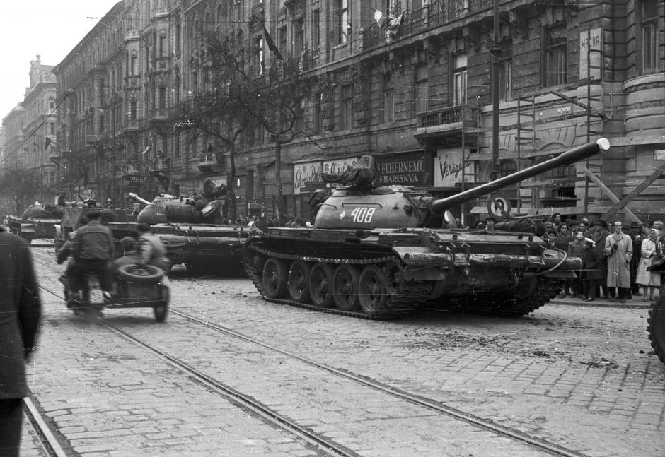 Upad sovjetskih tenkova u Budimpeštu 1956. | Author: FORTEPAN/Nagy Gyula - CC BY-SA 3.0