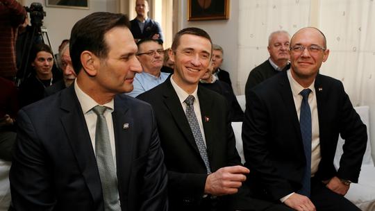 Miro Kovač, Ivan Penava i Davor Ivo Stier održali zajedničku konferenciju za medije