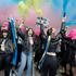 Pussy Riot protests outside the Russian Pavilion at the Venice Biennale