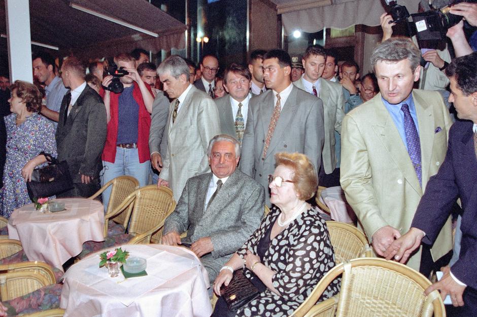 Franjo Tuđman, Ivica Todorić, Gojko Šušak i ostali 1995. | Author: Patrik Macek/ PIXSELL