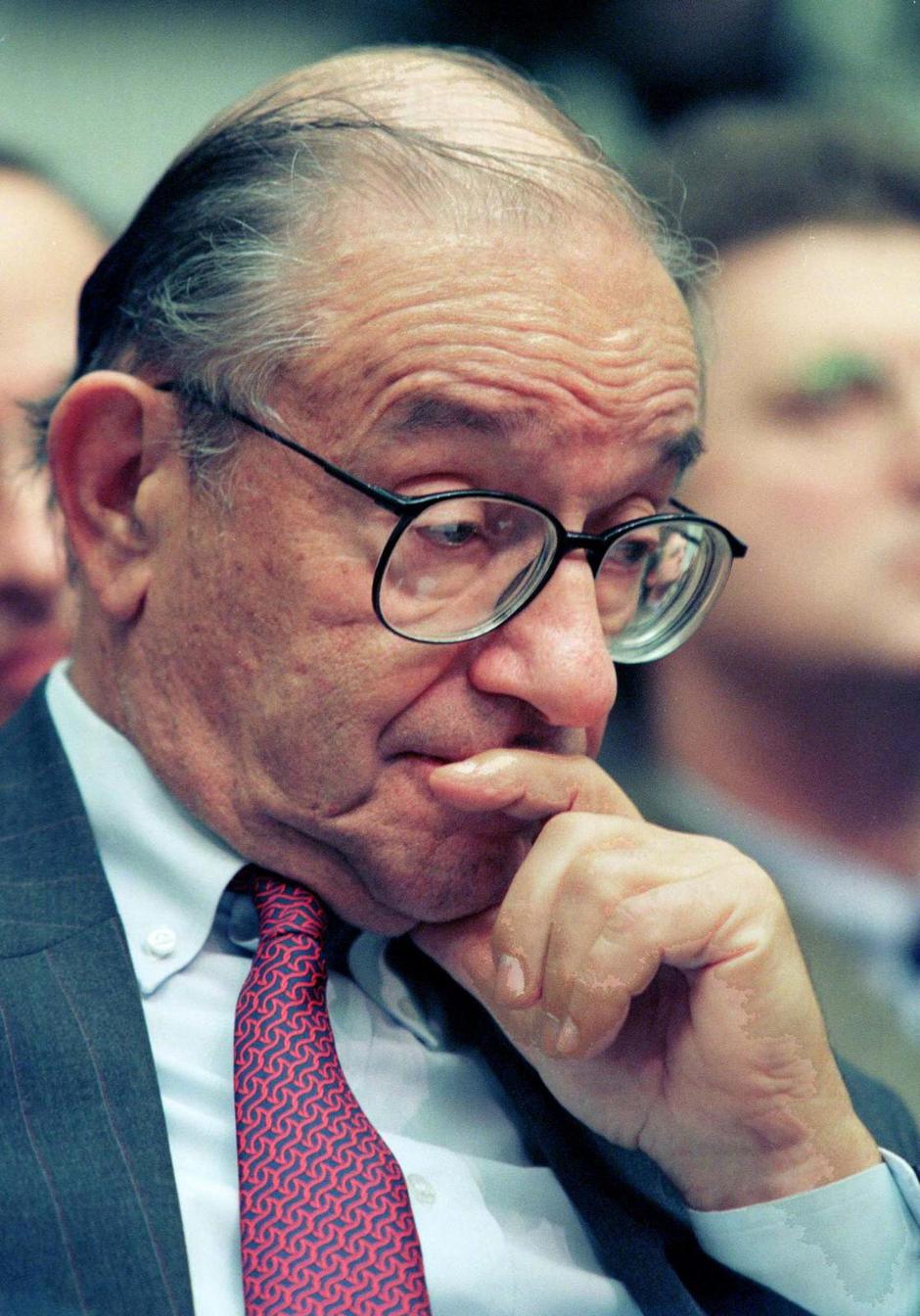 FILE PHOTO: GREENSPAN TESTIFIES BEFORE HOUSE BANKING COMMITTEE. | Author: LARRY DOWNING/REUTERS