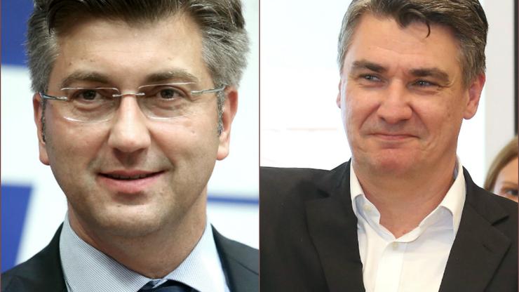 Andrej Plenković i Zoran Milanović