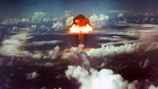 Atomic Nuclear Bomb Japan Nagasaki, Japan. 1945