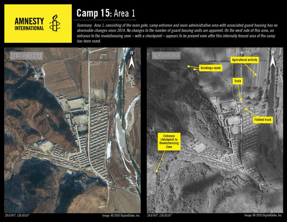 Satelitske snimke radnih logora u Sjevernoj Koreji | Author: Amnesty International