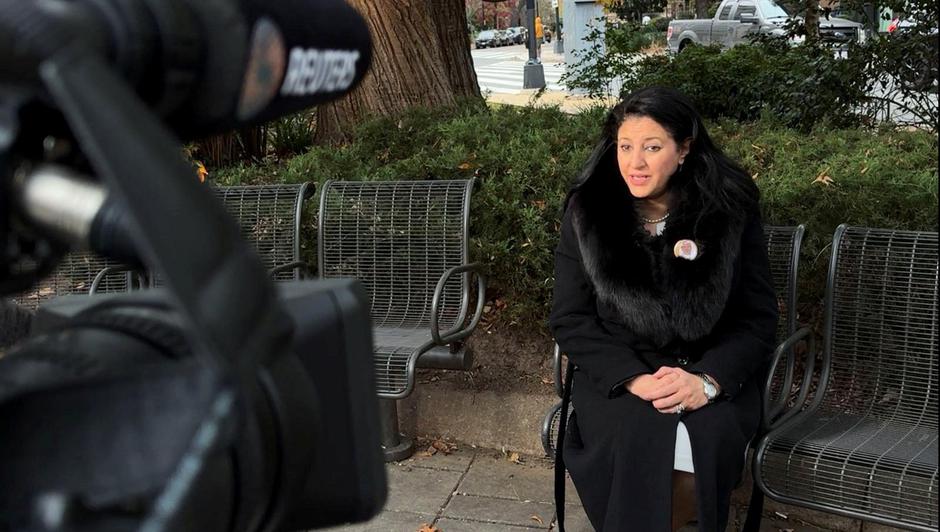 Hanan Elatr Khashoggi, widow of the late journalist Jamal Khashoggi, speaks during an interview with Reuters in Washington | Author: KEVIN FOGARTY/REUTERS