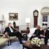President Clinton Meets Turner and Fonda At White House