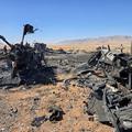 Social media image appears to show U.S. aircraft wreckage in Iran