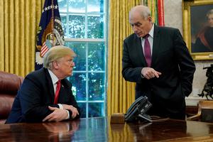 Donald Trump i predstojnik njegovog ureda John Kelly