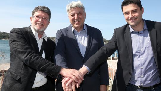 Tonino Picula, Zlatko Komadina i Davor Bernardić