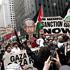 Protest against Israeli Prime Minister Benjamin Netanyahu, in New York