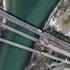 Satellite image shows Chongar Bridge, Crimea