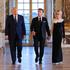 U.S. President Donald Trump receives a tour of Chateau de Versailles from President of France Emmanuel Macron