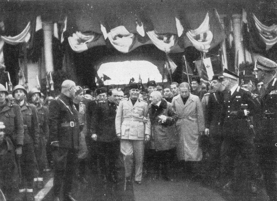 Gabriele D'Annunzio i Benito Mussolini