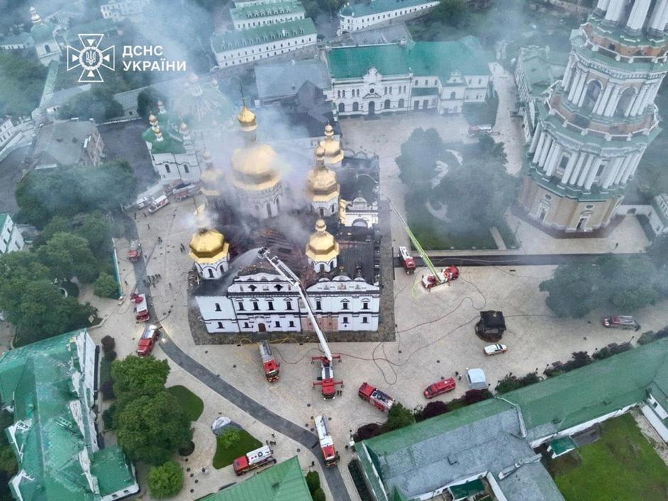 Aftermath of a Russian missile and drone attack in Kyiv | Author: State Emergency Service of Ukrai
