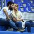 Zagreb: Emil Tedeschi i Nika Perenčević prate utakmicu KK Cedevita Olimpija - KK FMP