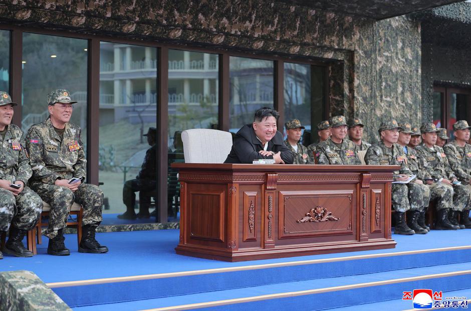 North Korea's Kim Jong Un visits a special operations training base | Author: KCNA/REUTERS