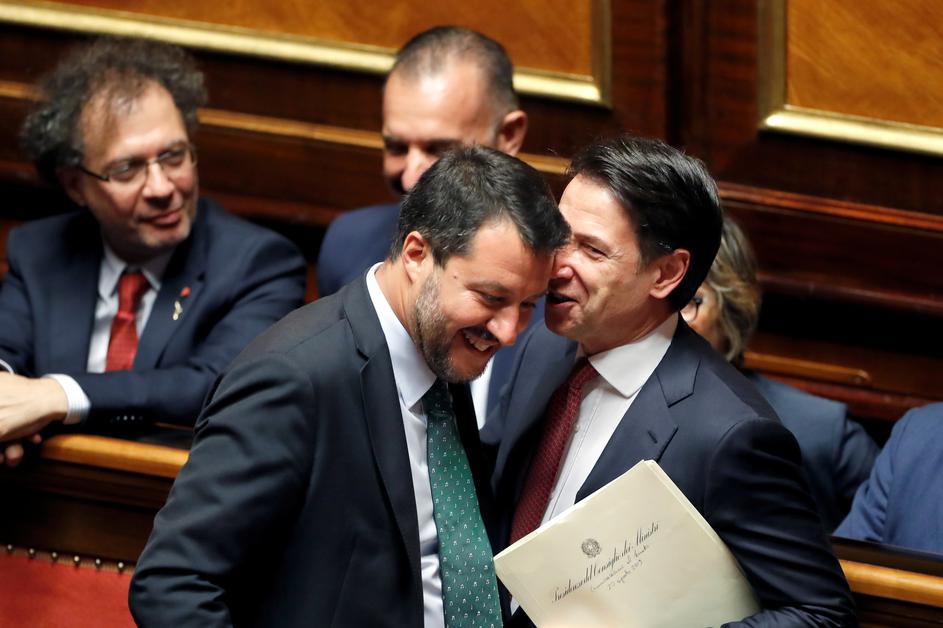 Giuseppe Conte i Matteo Salvini