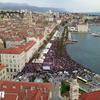Snimke iz zraka prosvjeda protiv Istanbulske
