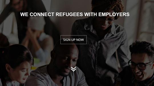 Refugees work