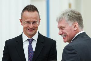 Russian President Putin meets with Hungarian PM Orban