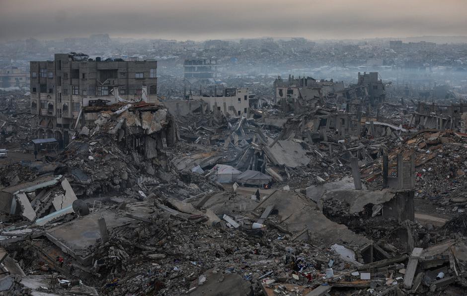 View of destroyed buildings in Gaza City | Author: DAWOUD ABU ALKAS