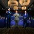 U.S. Vice President JD Vance speaks next to Pakistan's Prime Minister Shehbaz Sharif, Qatar's Prime Minister Sheikh Mohammed bin Abdulrahman bin Jassim al-Thani and Pakistan's Chief of Army Staff Field Marshal Asim Munir