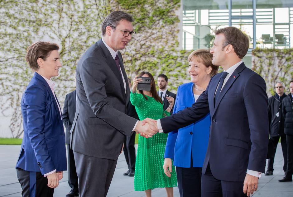 Vučić, Macron, Merkel | Author: Michael Kappeler/DPA/PIXSELL