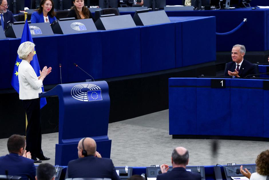 State of the European Union address (SOTEU) by European Commission President Ursula von der Leyen, in Strasbourg | Author: Yves Herman